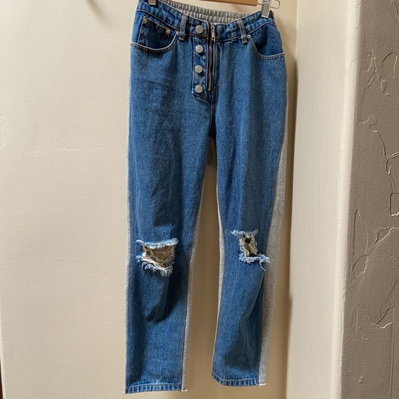 Sweatpants jeans /sweats straight leg fit - Picture 1 of 5